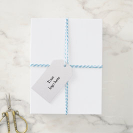 Etiquetas Para Regalos simple mínimo añadir detalles de texto del logotip