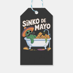 Etiquetas Para Regalos Sinko de Mayo Cinco De Mayo Cactus Funny