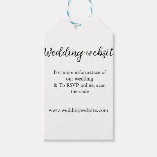 Etiquetas Para Regalos sitio web del boda agregar detalles de nombre de p