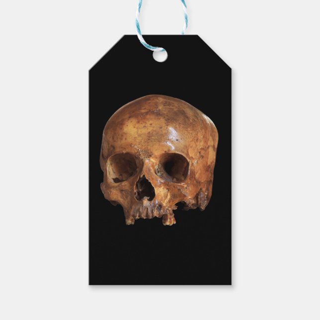 Etiquetas Para Regalos Skull Halloween (Anverso)