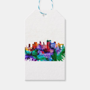 Etiquetas Para Regalos Skyline de Caracas