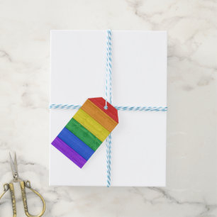 Etiquetas Para Regalos SlipperyJoe's clásico arcoíris táctil artesanal