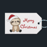 Etiquetas Para Regalos Sloth Christmas Snow Winter Animals Sloths Trucker<br><div class="desc">The sloth on softness with fair lights. Funny animals with gifts and snow to the holidays. Also funny for Christmas in July. Faults are sweet animals and perfect for Christmas.</div>