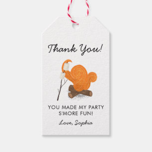 Etiquetas Para Regalos Smore Fun Camping Fiesta de Cumpleaños Favor