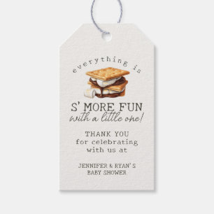 Etiquetas Para Regalos S'mores Fall Bonfire Al Aire Libre Baby Shower Fav