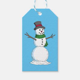 Etiquetas Para Regalos Snowman