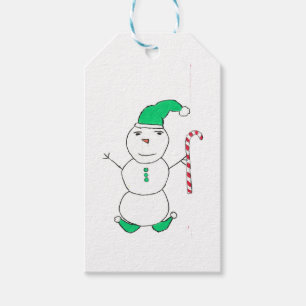 Etiquetas Para Regalos Snowman