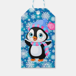 Etiquetas Para Regalos Snowy Penquin