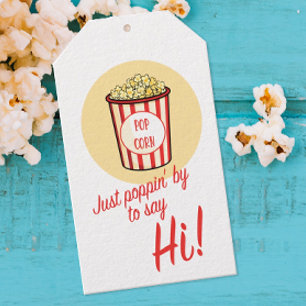 Etiquetas Para Regalos Solo poppin' by Say Hi Popcorn
