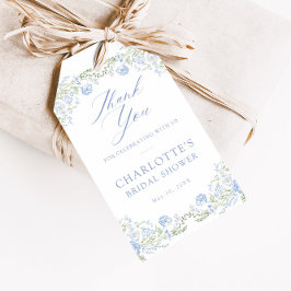Etiquetas Para Regalos Something Blue Preppy Floral Bridal Shower 