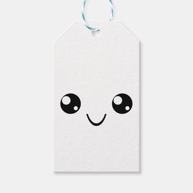Etiquetas Para Regalos Sonrisa Face (Anverso)