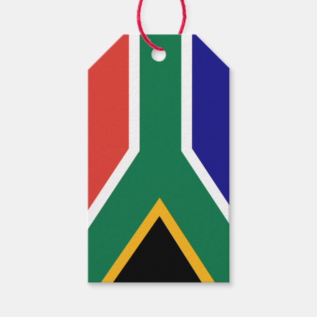 Etiquetas Para Regalos South African Flag (Anverso)