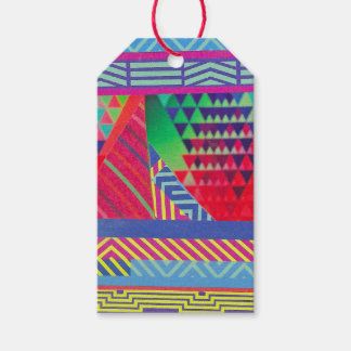 Etiquetas Para Regalos southwestern borders and triangles collage