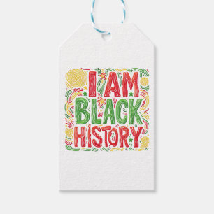Etiquetas Para Regalos Soy historia negra - Activismo negro