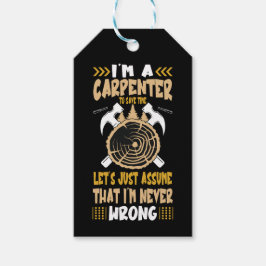 Etiquetas Para Regalos Soy un carpintero