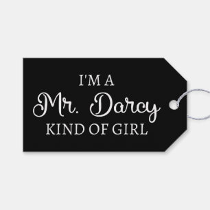 Etiquetas Para Regalos Soy un Sr. Darcy Tipo de Chica I