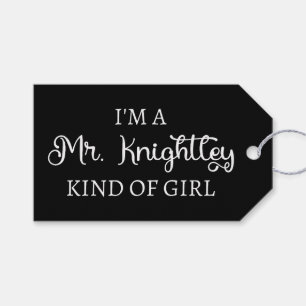Etiquetas Para Regalos Soy un Sr. Knightley Tipo de Chica I