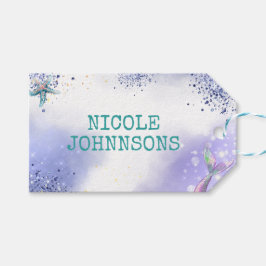 Etiquetas Para Regalos Splish splash magia de la sirena cumpleaños bash