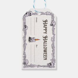 Etiquetas Para Regalos Spooky Halloween Treat Label