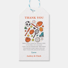 Etiquetas Para Regalos Sports Game Time All-Star Birthday | Kids Sport