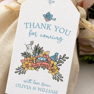 Etiquetas Para Regalos Springtime Gracias Baby Shower Favor