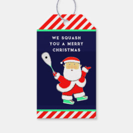 Etiquetas Para Regalos Squash Player Christmas