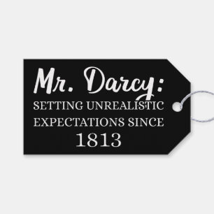 Etiquetas Para Regalos Sr. Darcy: Expectativas poco realistas desde 1813