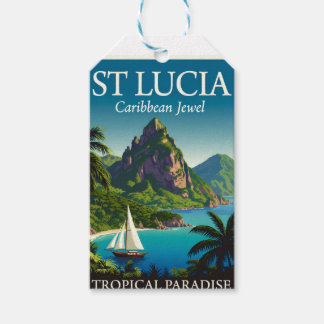 Etiquetas Para Regalos St Lucia Caribbean Jewel 