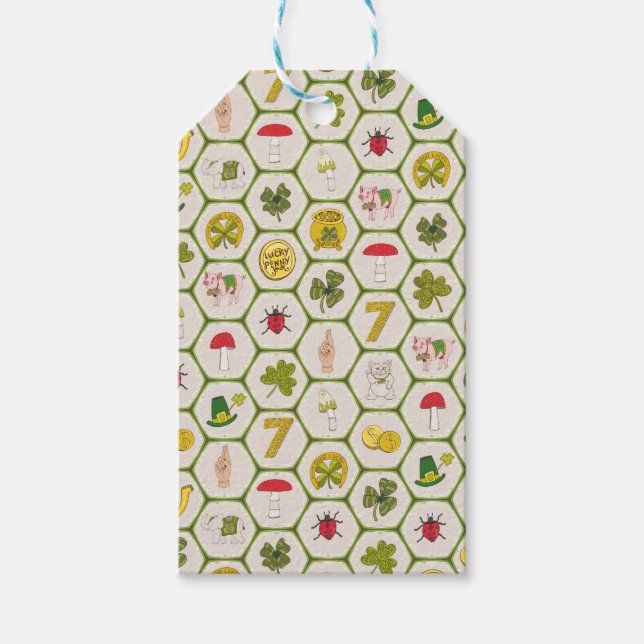 Etiquetas Para Regalos St. Paddy Luck (Anverso)