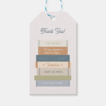 Stack New Chapter Baby Shower Gracias