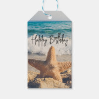 Starfish en una playa de arena Fotografía Cumpleañ