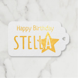 Etiquetas Para Regalos Stella Star