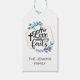 Etiquetas Para Regalos Su amor nunca falla