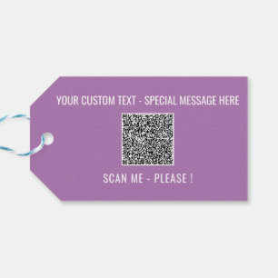 Etiquetas Para Regalos Su código QR Explorar información Personalizado Co