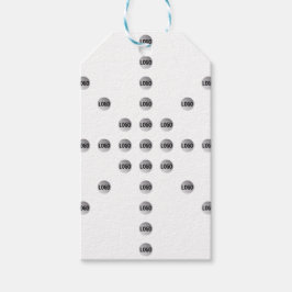 Etiquetas Para Regalos Su logotipo o cualquier imagen cargada | Patrón de