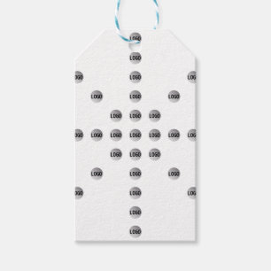 Etiquetas Para Regalos Su logotipo o cualquier imagen cargada   Patrón de