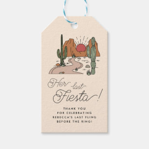 Etiquetas Para Regalos Su última favorita en el desierto de Fiesta Boho