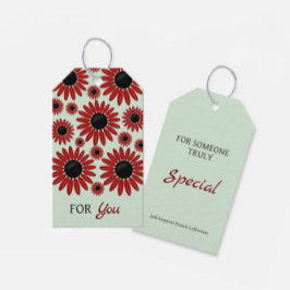 Etiquetas Para Regalos Suaves flores de terciopelo Empress