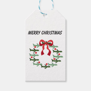 Etiquetas Para Regalos Subir y alejar la bolsa de regalo de Wreath