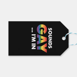 Etiquetas Para Regalos Suena Gay Orgullo LGBTQ Arcoíris