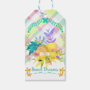 Etiquetas Para Regalos Sueños dulces Nesting Bird Baby