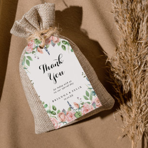Etiquetas Para Regalos Summer Breeze Floral Boda Gracias