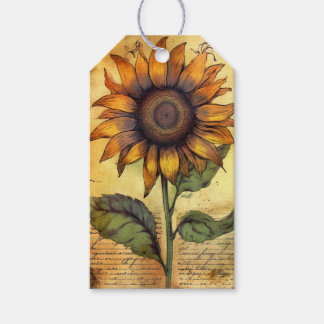 Etiquetas Para Regalos Sunflower