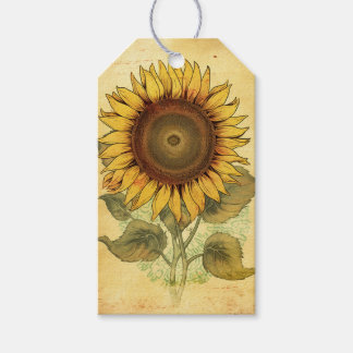 Etiquetas Para Regalos Sunflower