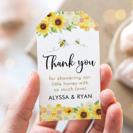 Etiquetas Para Regalos Sunflower Honey Bee Baby Shower
