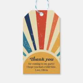 Etiquetas Para Regalos Sunrise Vintage I Retro Sun I Boho Sunshin