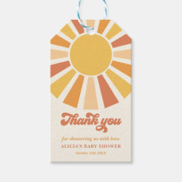 Etiquetas Para Regalos Sunshine Baby Shower aquí llega el Son Rays Amaril