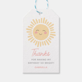 Etiquetas Para Regalos Sunshine Sun Birthday Party