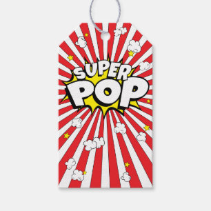Etiquetas Para Regalos ¡SUPER POP! Funny Corny   En blanco