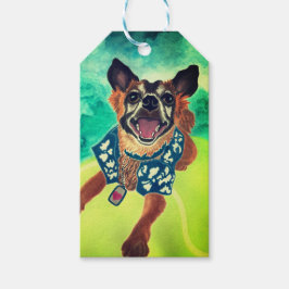 Etiquetas Para Regalos Surf Dog